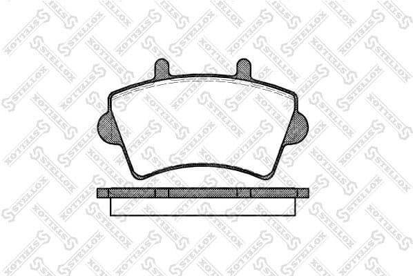 Brake Pad Set, disc brake 830 000-SX