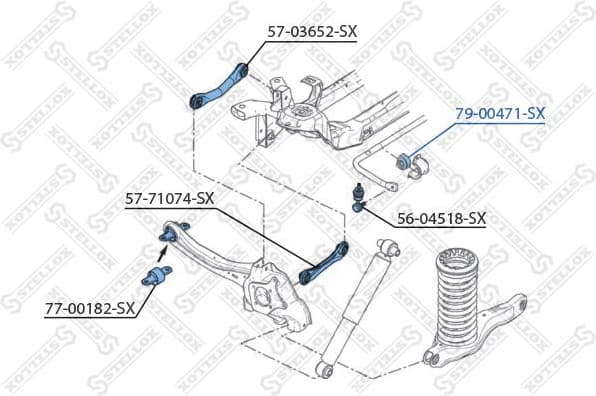 Mounting, stabiliser bar 79-00471-SX - image 2