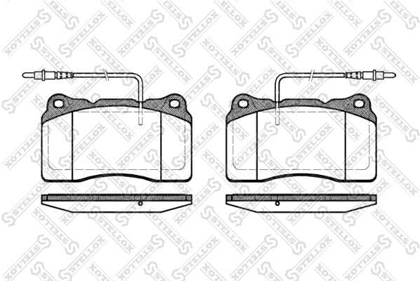 Brake Pad Set, disc brake 677 014B-SX