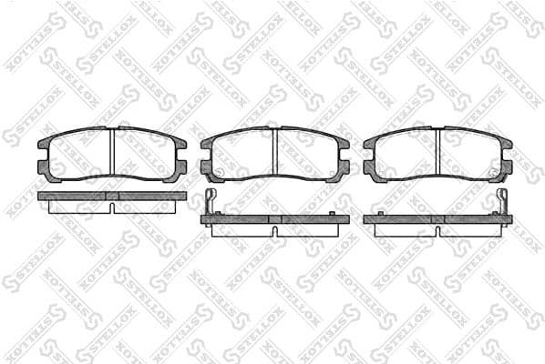 Brake Pad Set, disc brake 302 002-SX