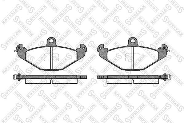 Brake Pad Set, disc brake 356 000B-SX