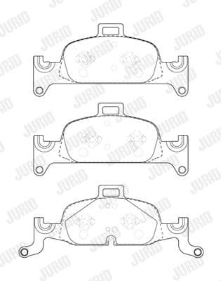 Brake Pad Set, disc brake 573627J