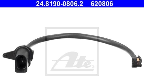 Warning Contact, brake pad wear 24.8190-0806.2