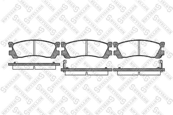 Brake Pad Set, disc brake 410 012-SX
