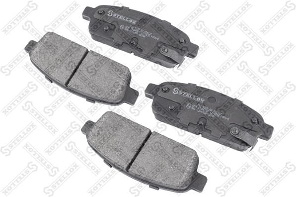 Brake Pad Set, disc brake 000 022B-SX
