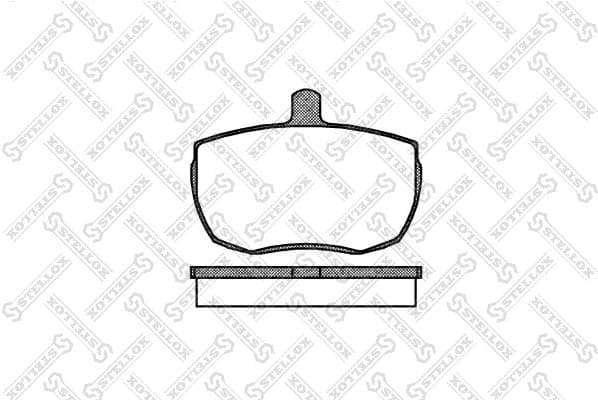 Brake Pad Set, disc brake 067 000-SX