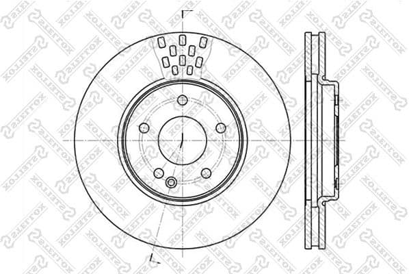 Brake Disc 6020-3332V-SX