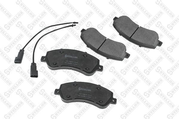 Brake Pad Set, disc brake 1261 002B-SX