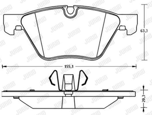 Brake Pad Set, disc brake 573187J - image 2
