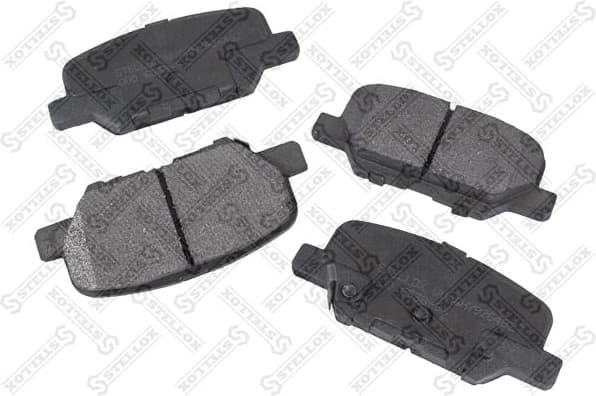 Brake Pad Set, disc brake 000 653B-SX
