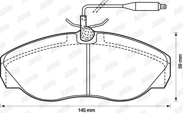 Brake Pad Set, disc brake 571839J