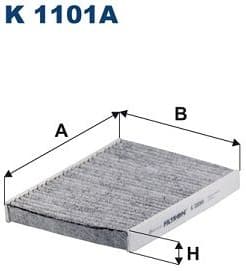 Filter, cabin air K 1101A