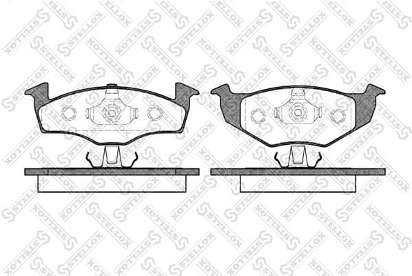 Brake Pad Set, disc brake 620 000-SX