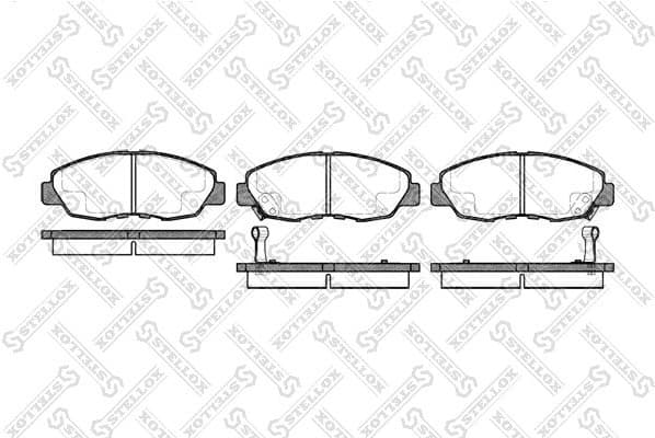 Brake Pad Set, disc brake 335 002-SX