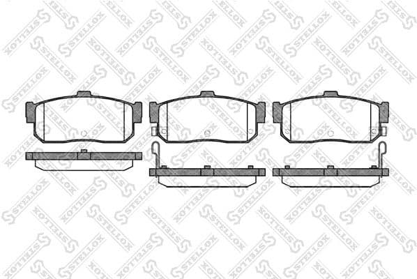Brake Pad Set, disc brake 377 012-SX