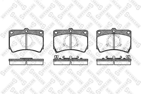 Brake Pad Set, disc brake 223 012-SX