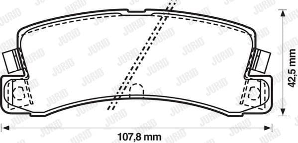Brake Pad Set, disc brake 572188J - image 2
