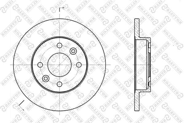 Brake Disc 6020-3908-SX