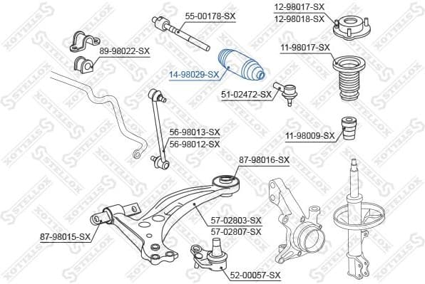 Bellow, steering 14-98029-SX - image 2