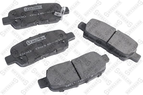 Brake Pad Set, disc brake 000 051B-SX