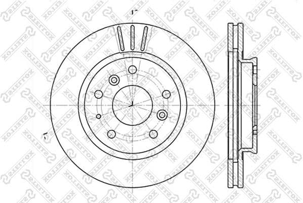 Brake Disc 6020-3220V-SX