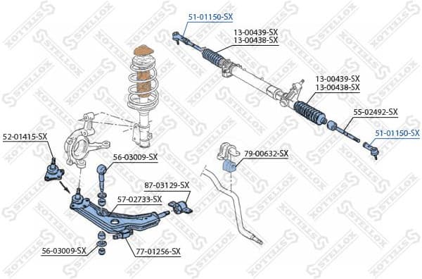 Tie Rod End 51-01150-SX - image 2