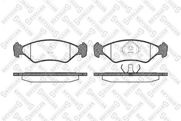 Brake Pad Set, disc brake 296 015-SX