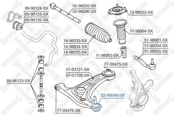 Ball Joint 52-98048-SX - image 2