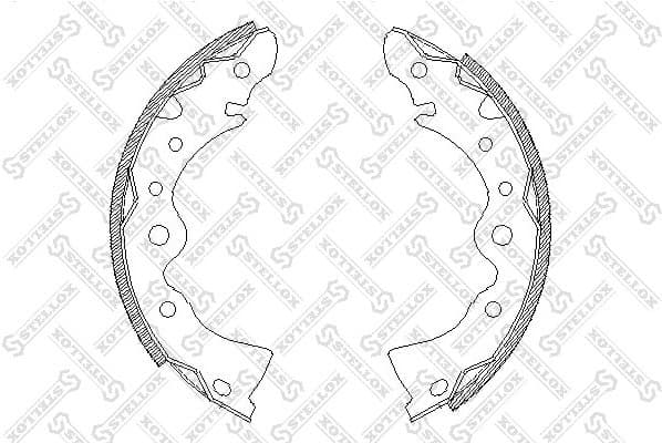 Brake Shoe Set 155 100-SX