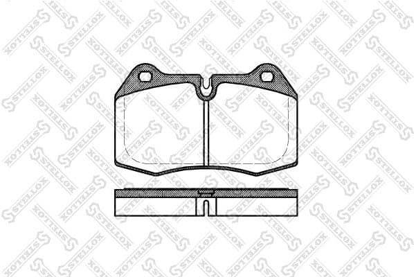 Brake Pad Set, disc brake 452 000-SX