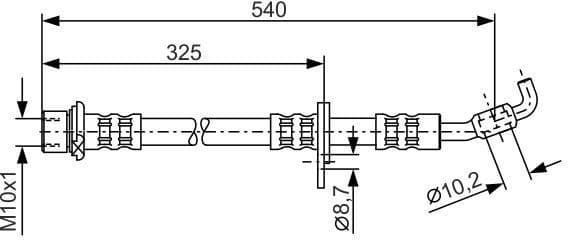 Brake Hose 1 987 476 781 - image 4