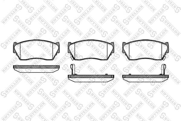 Brake Pad Set, disc brake 375 002-SX