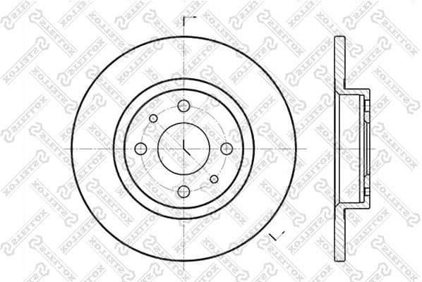 Brake Disc 6020-9932-SX