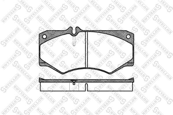 Brake Pad Set, disc brake 058 030-SX