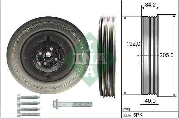 Pulley crankshaft 544050420