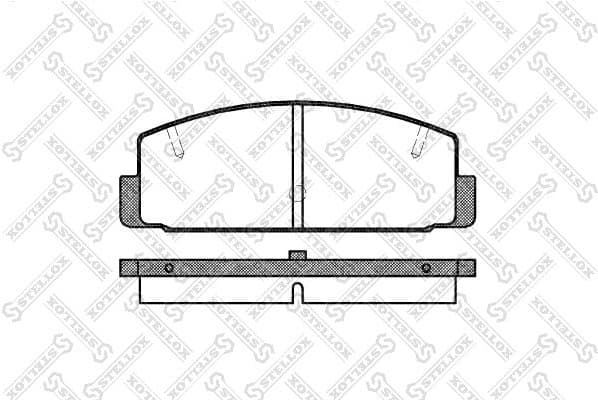 Brake Pad Set, disc brake 190 020-SX