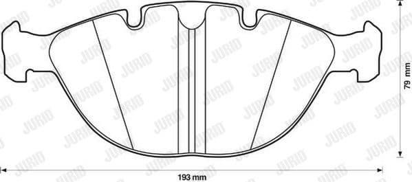 Brake Pad Set, disc brake 571993J