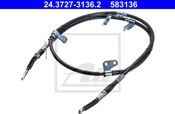 Cable Pull, parking brake 24.3727-3136.2 - image 2