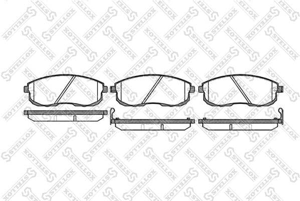 Brake Pad Set, disc brake 304 012-SX