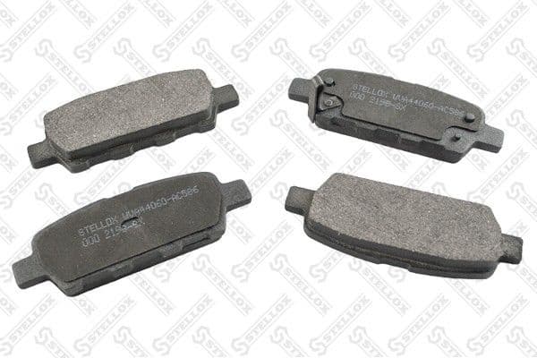 Brake Pad Set, disc brake 000 219B-SX