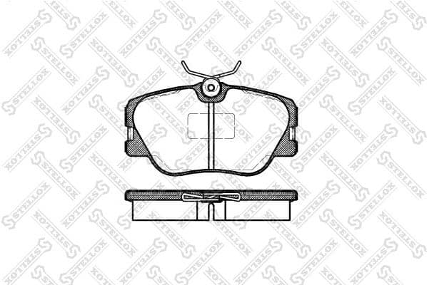 Brake Pad Set, disc brake 200 000B-SX
