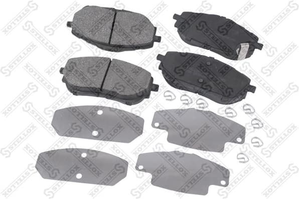Brake Pad Set, disc brake 000 655B-SX
