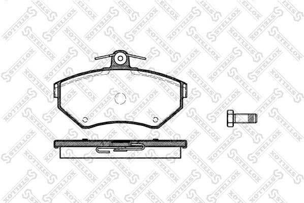 Brake Pad Set, disc brake 642 000B-SX