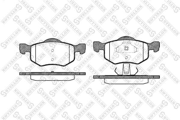 Brake Pad Set, disc brake 813 000-SX