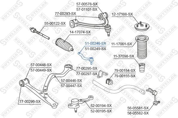 Tie Rod End 51-00246-SX - image 2