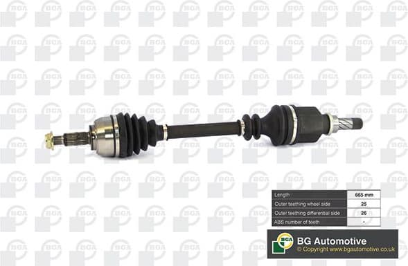 Drive Shaft DS7349L