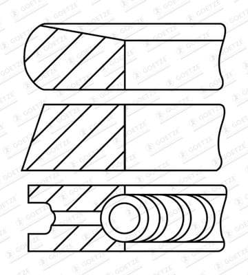 Piston Ring Set 08-452007-00