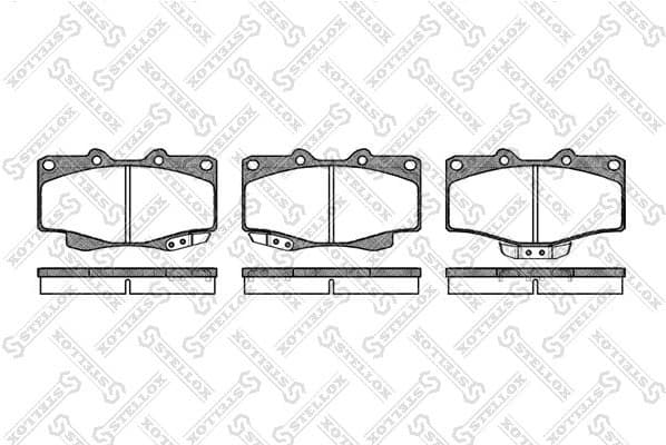 Brake Pad Set, disc brake 326 014-SX