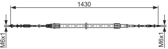 Cable Pull, parking brake 1 987 482 864 - image 5