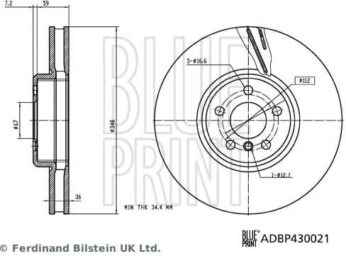 Brake Disc ADBP430021 - image 3